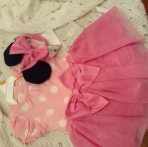 NB BNWT Minnie Mouse tutu dress